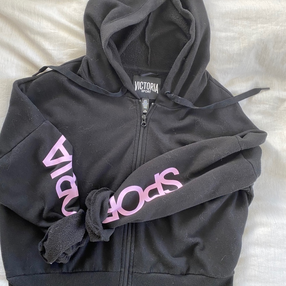 Cropped sport hoody